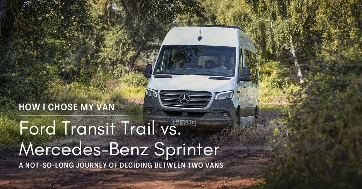 2023 Sprinter vs. 2023 Transit Trail – How I Chose
