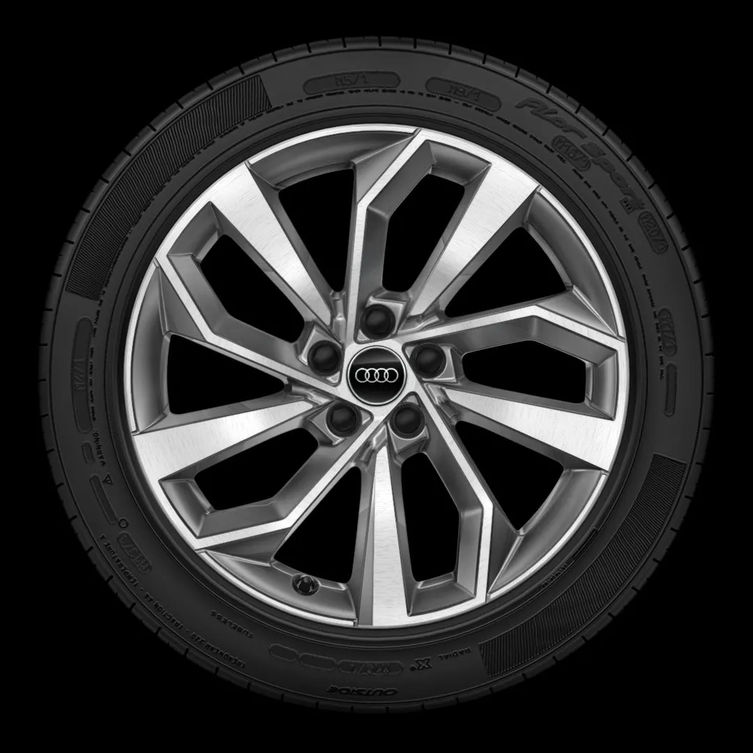 19&quot; 5-double-spoke design bi-color wheels