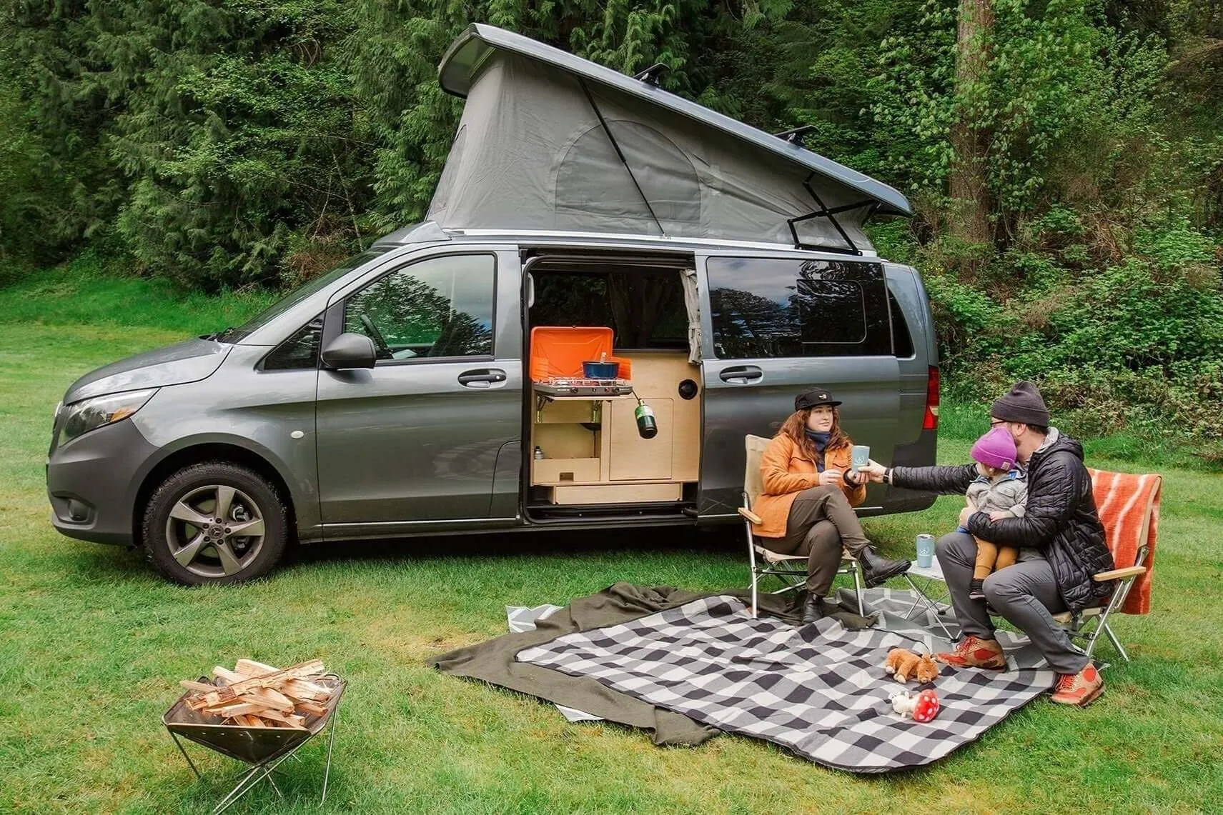 Mercedes Metris Pop Top Camper